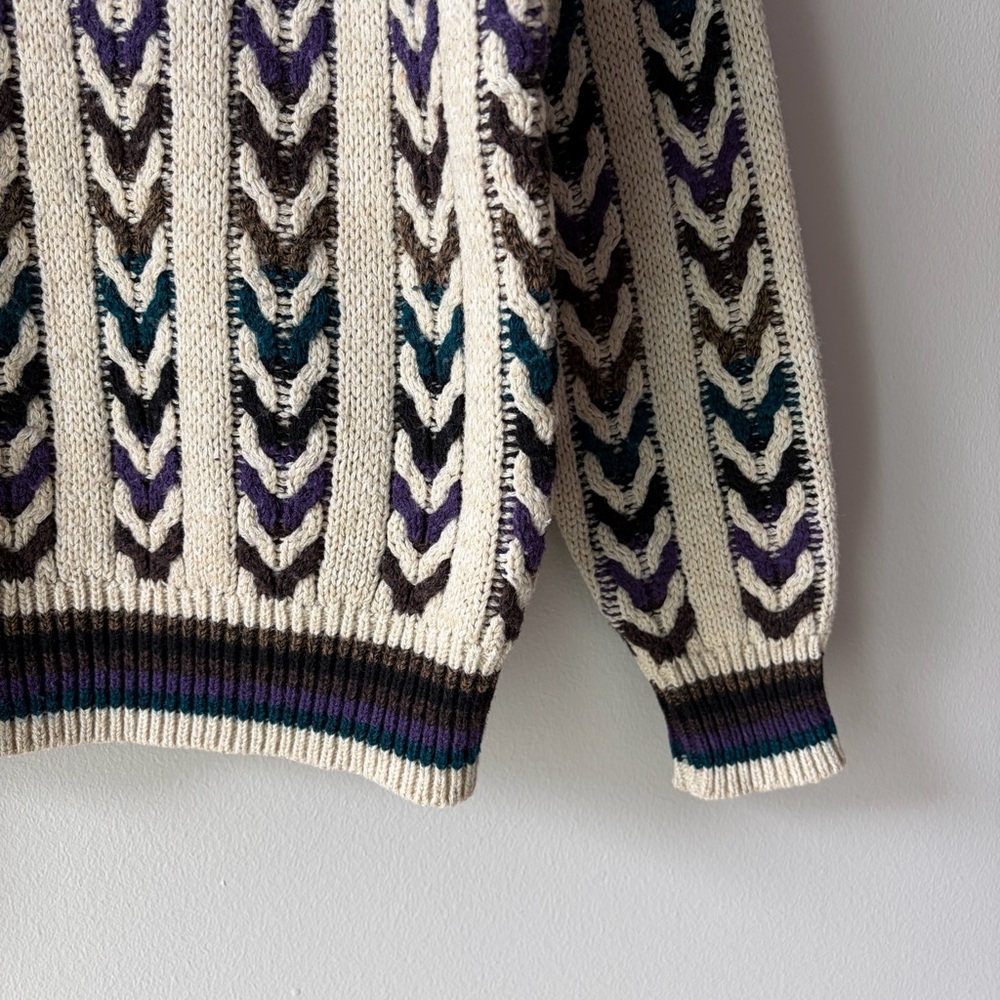 Vintage Jantzen Striped Crewneck Sweater - Picture 12 of 13